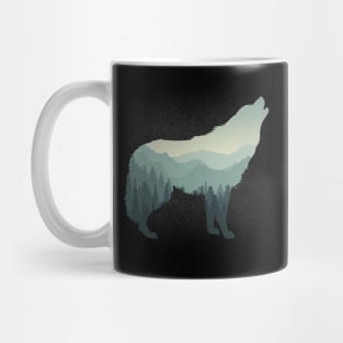 Lone Wolf Survives The Mountain Mug